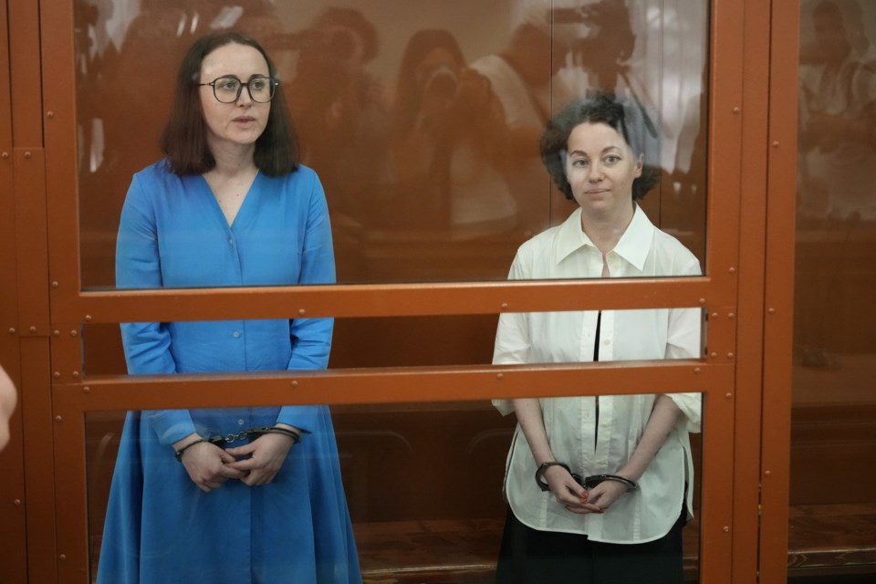 Russian court jails theatre figures over IS wives play